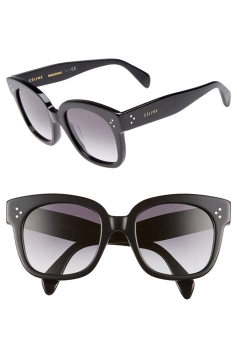 celine 54mm square sunglasses|celine original sunglasses.